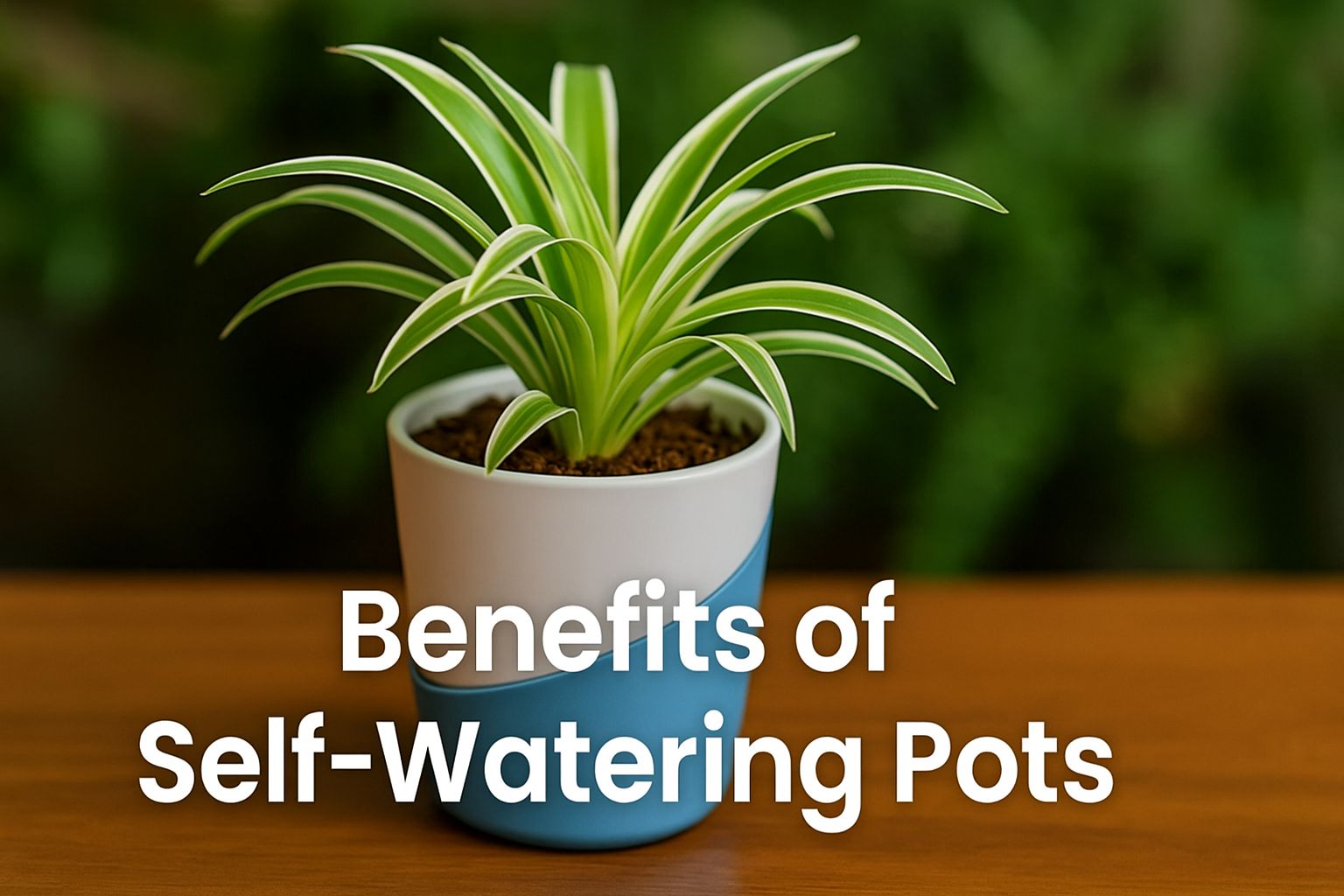 Benefits of self-watering pots image by Urban Plant